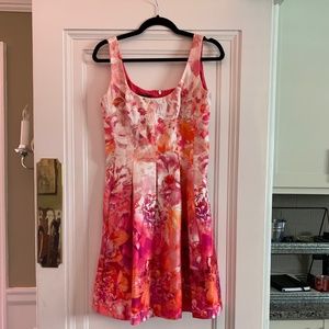 Nine West Fit and Flare foral dress